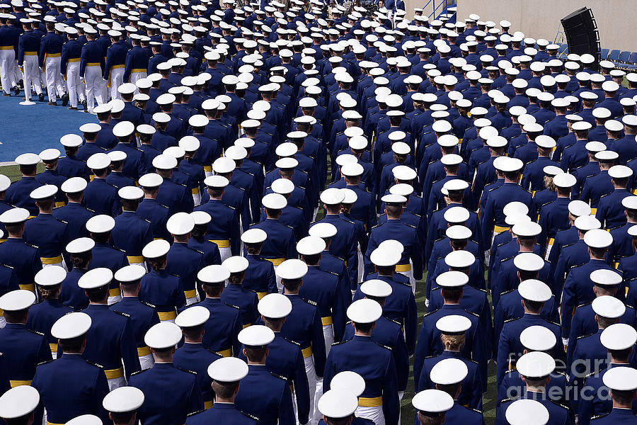 The U.s. Air Force Academy Class Photograph by Stocktrek Images