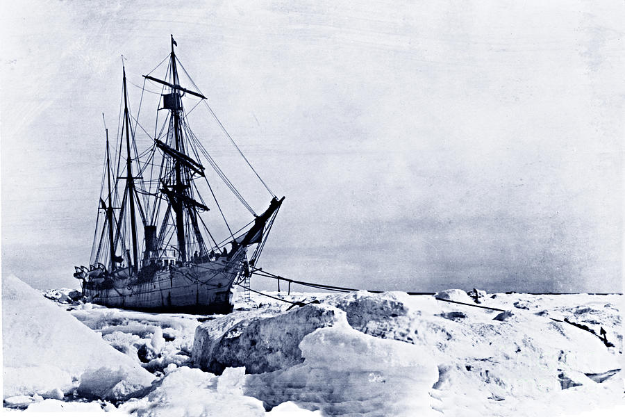 The Us Rc Bear Caught In The Ice At Cape Smyth Alaska June 1899 Photograph