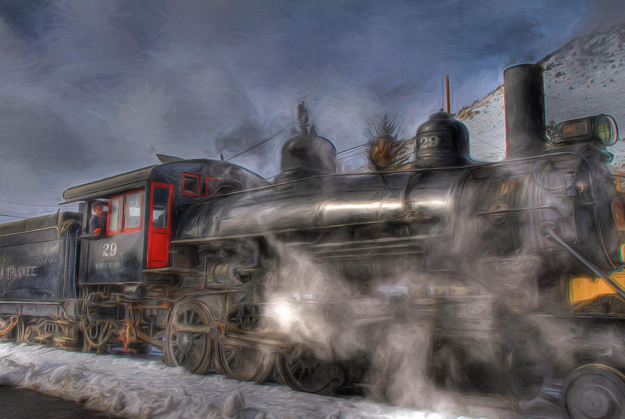 The V and T Steam Train Photograph by Donna Kennedy