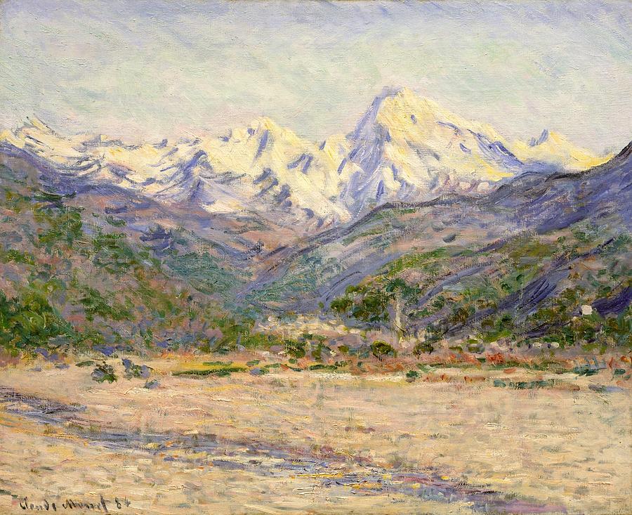 Claude Monet Painting - The Valley of the Nervia by Claude Monet