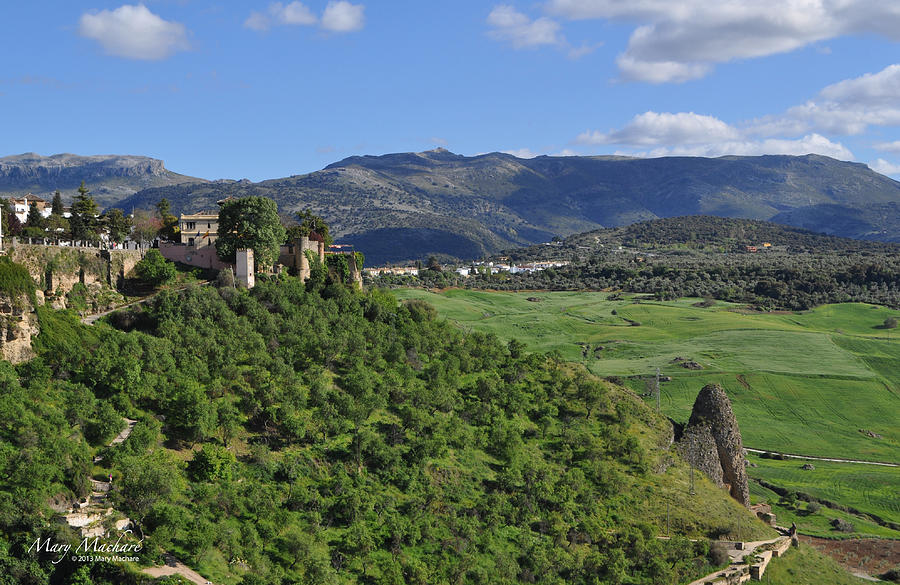 The Valley - Ronda Photograph by Mary Machare - Pixels