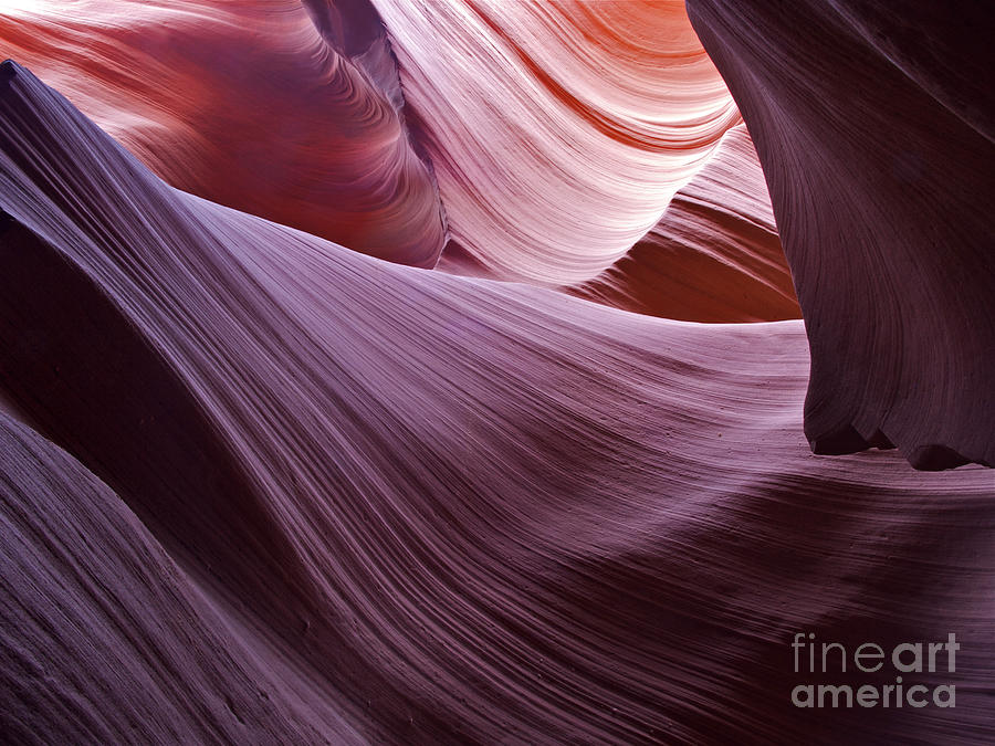 Antelope Canyon Photograph - The Veil 3 at Antelope Canyon by Alex Cassels