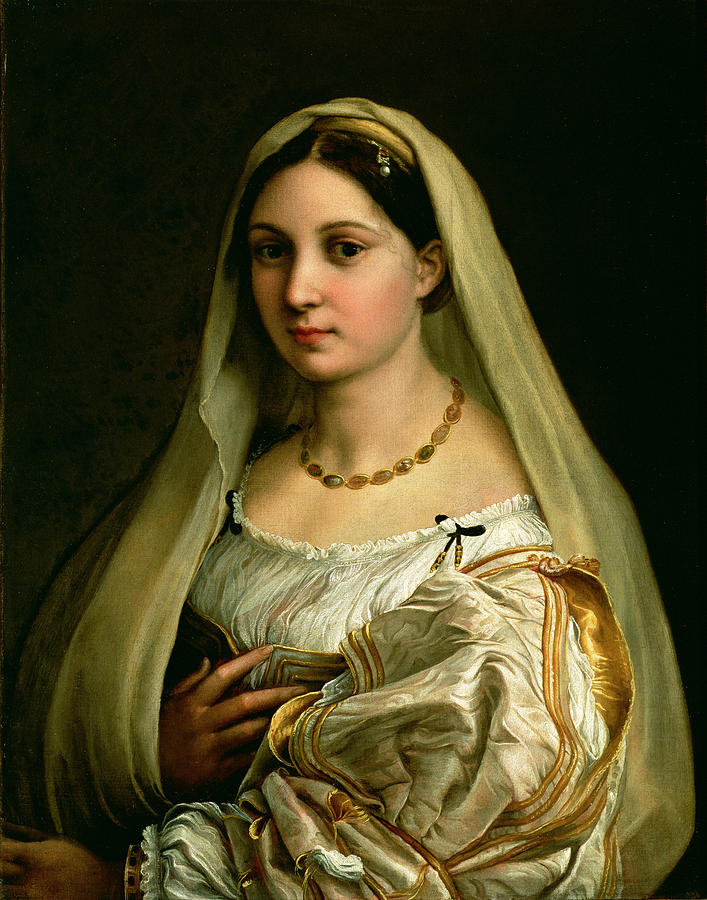 Raphael Painting - The Veiled Woman by Celestial Images