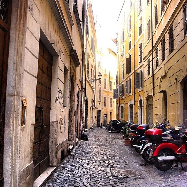 Architecture Photograph - The Veins Of #rome. #alleylife #roma by Reggie Williams