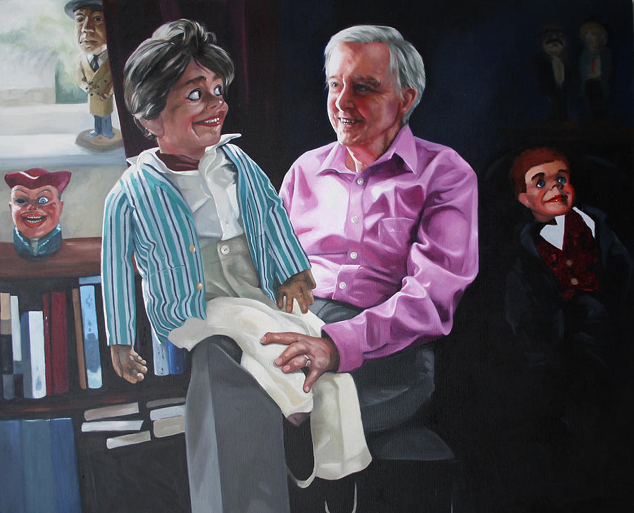 The ventriloquist Painting by Helen Shepherd - Fine Art America