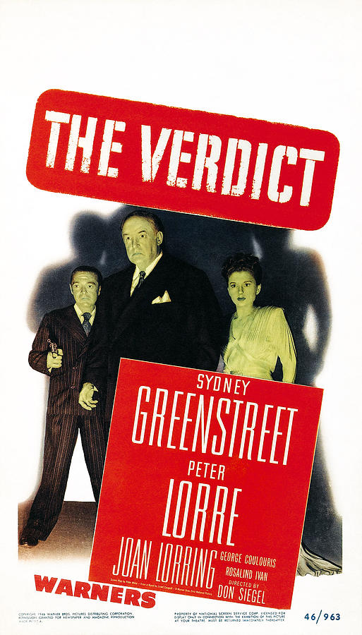 The Verdict, Us Poster Art, From Left Photograph by Everett