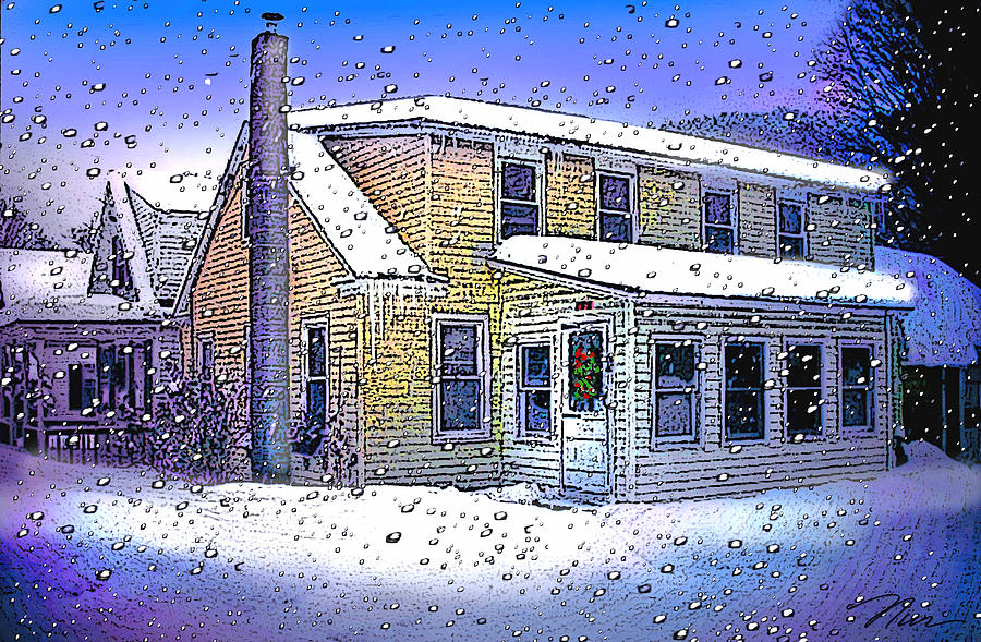 The Vermont Homestead Digital Art by Nancy Griswold