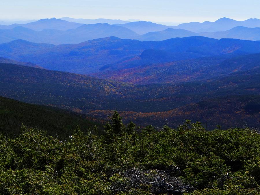 Mountain Photograph - The View from Mt Washington by Tim  Canwell