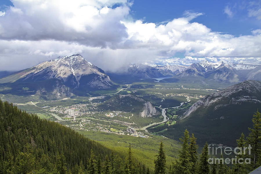 The View from the Top of Sulphur Mountain Photograph by Teresa Zieba