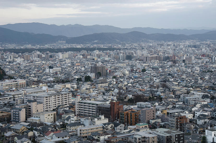 The View Of Kyoto City Photograph by Kaoru Hayashi The View Of Kyoto City Photograph by Kaoru Hayashi