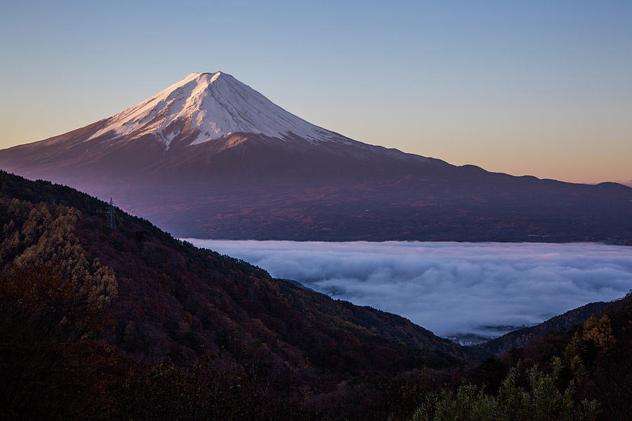 The View Of Mt.fuji From Misaka Pass Photograph by Blueridgewalker