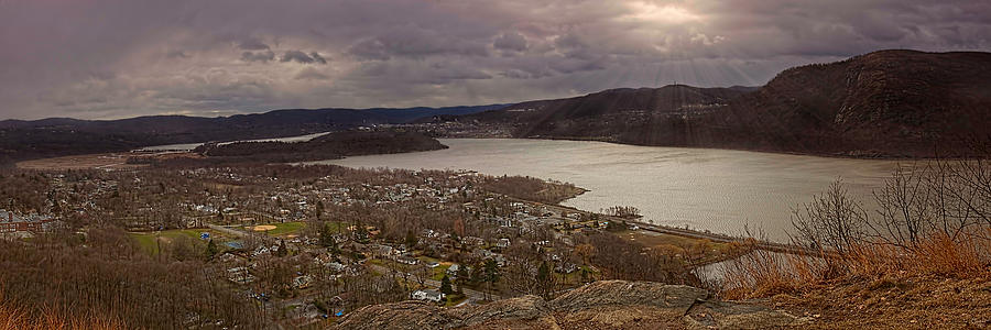 The Village of Cold Spring and The Hudson River Photograph by Chris Lord