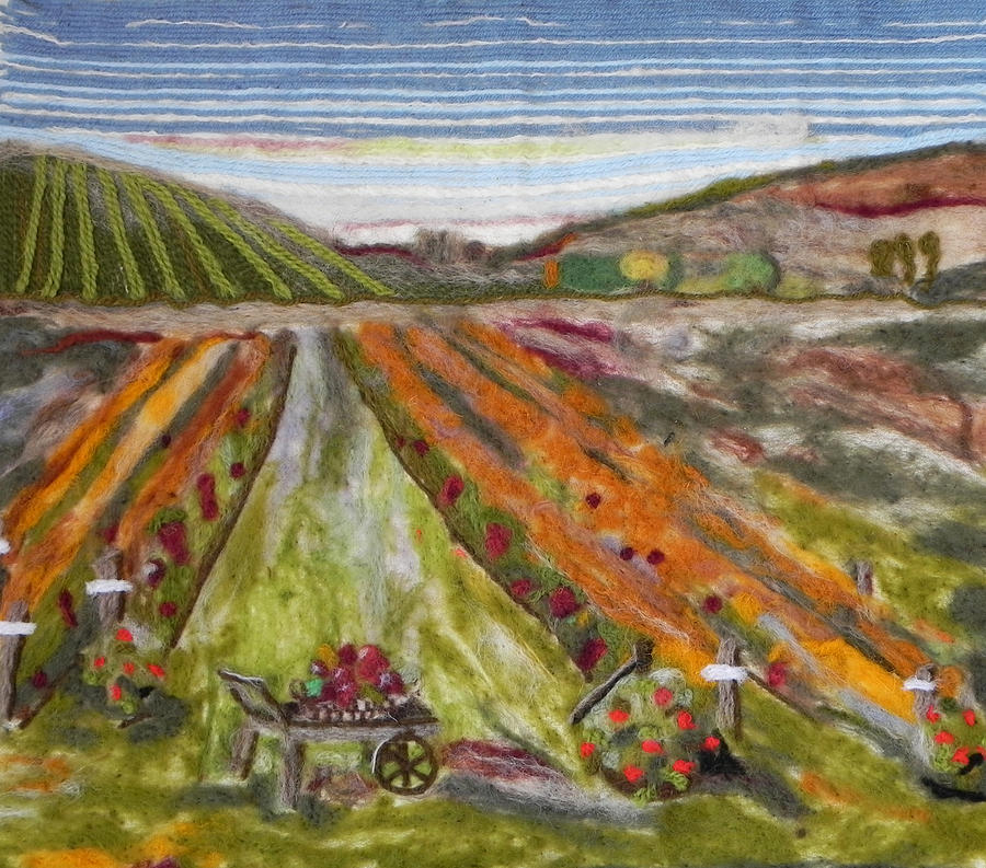 The Vineyard Painting by Christine Lathrop