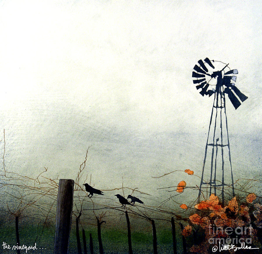Will Bullas Painting - The Vineyard... by Will Bullas