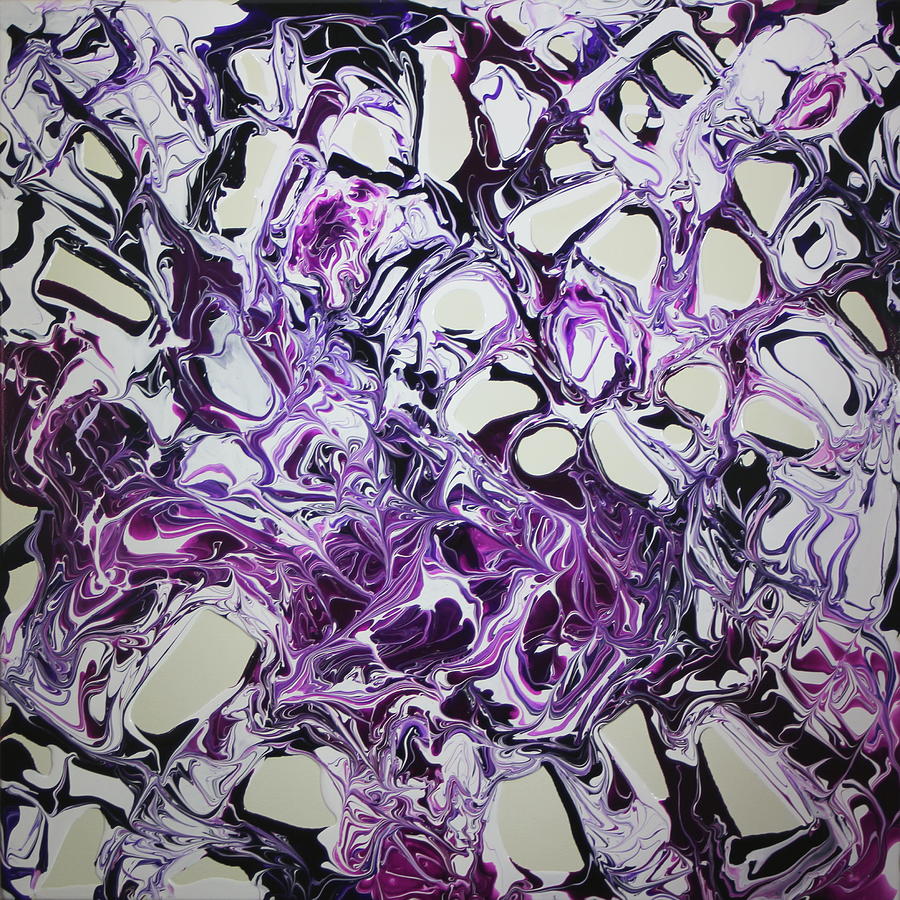 The Violet Hour 3 Painting by Madeleine Arnett