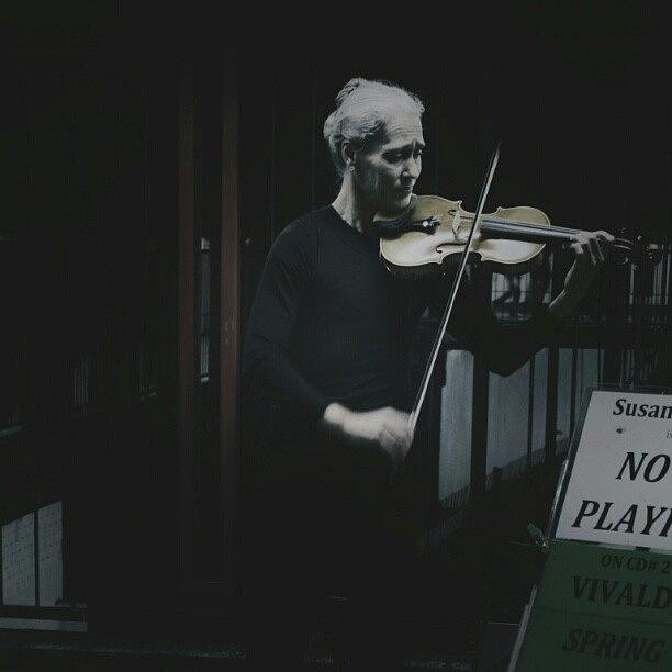 New York City Photograph - The Violinist by Stefanie Adami