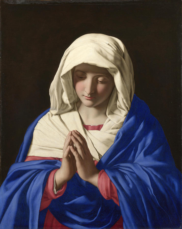 The Virgin in Prayer Painting by Sassoferrato