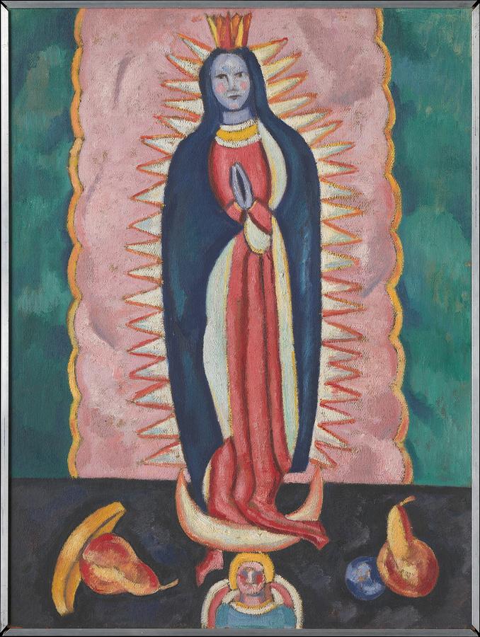 Marsden Hartley Painting - The Virgin Of Guadalupe by Marsden Hartley