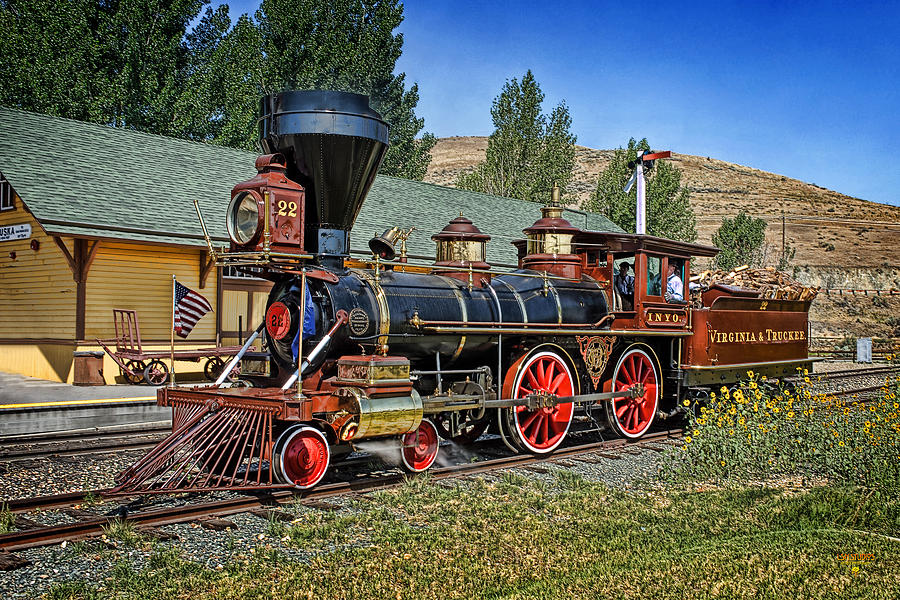 The Virginia and Truckee Inyo - Carson City, Nevada Photograph by Steve Ellison