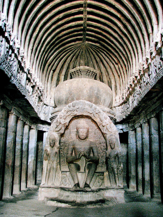 Image result for The Vishvakarma cave in ellora cave