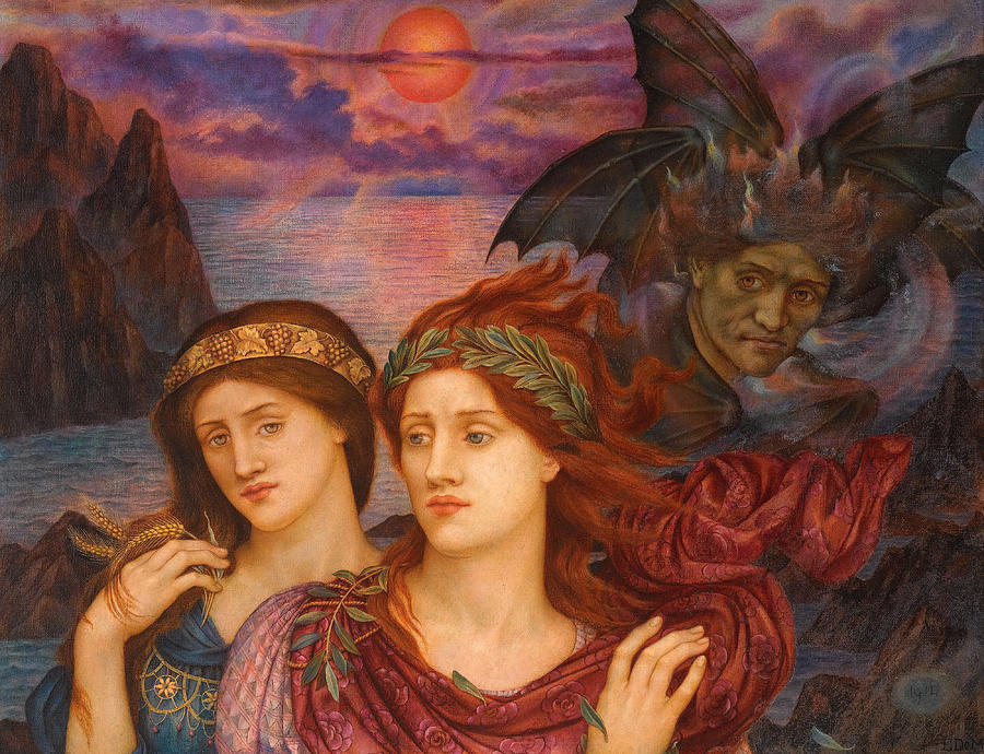 The Vision Painting by Evelyn De Morgan