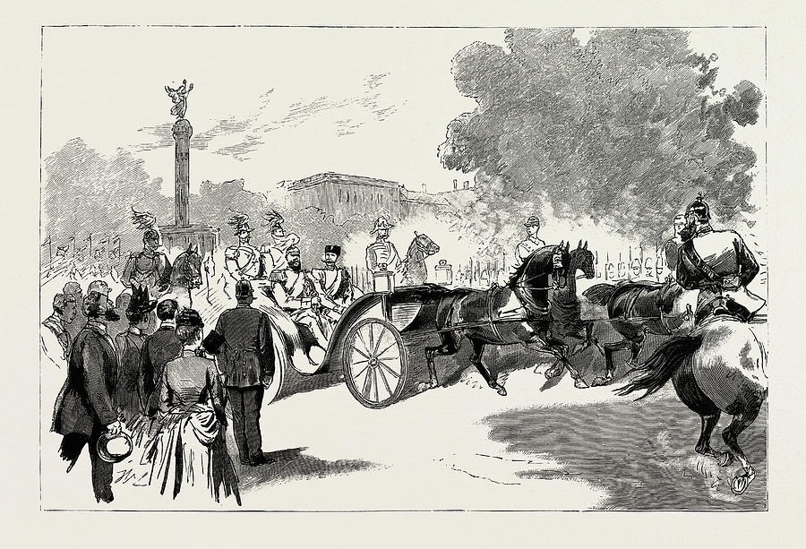 Berlin Drawing - The Visit Of The Czar To The German Emperor At Berlin by Litz Collection