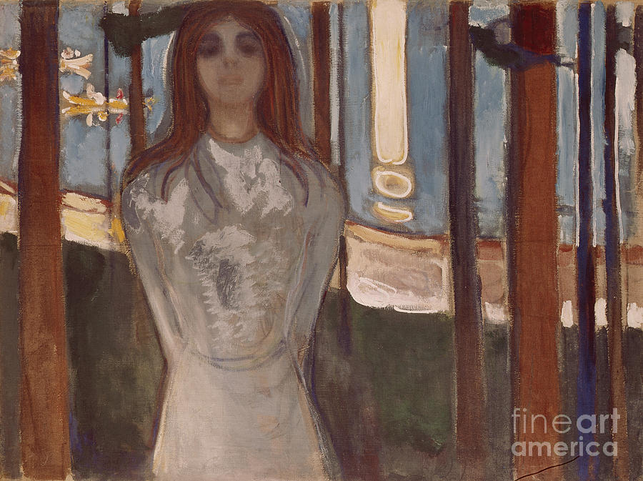 The voice Painting by Edvard Munch