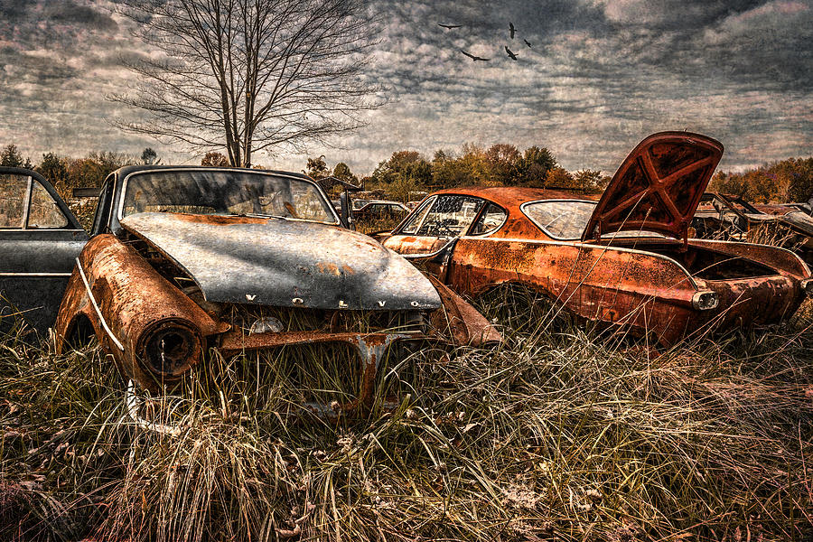 The Volvo Graveyard Photograph by Dale Kincaid