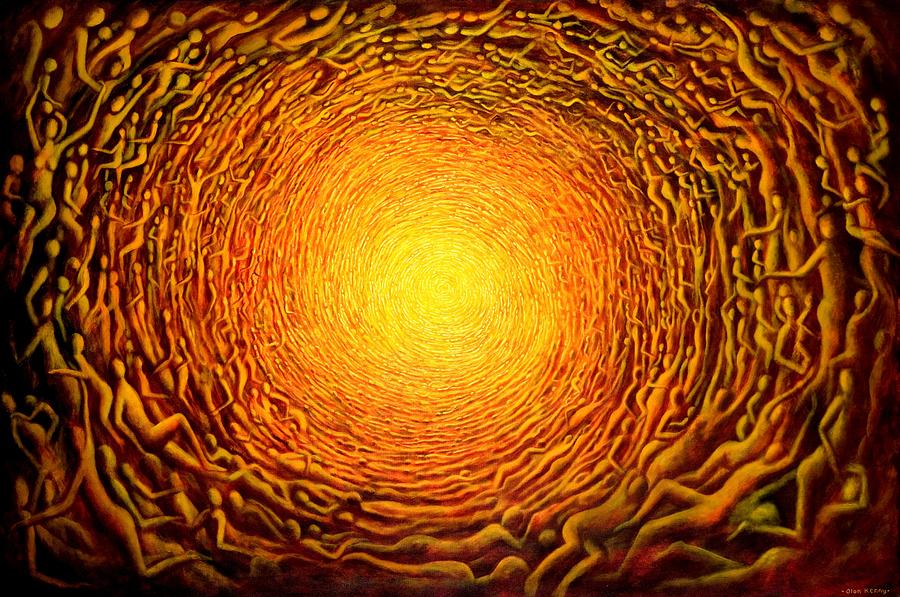 The vortex 2 Painting by Alan Kenny