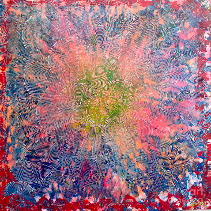 Circles Painting - The Vortex by Presa Hall Circles Painting - The Vortex by Presa Hall