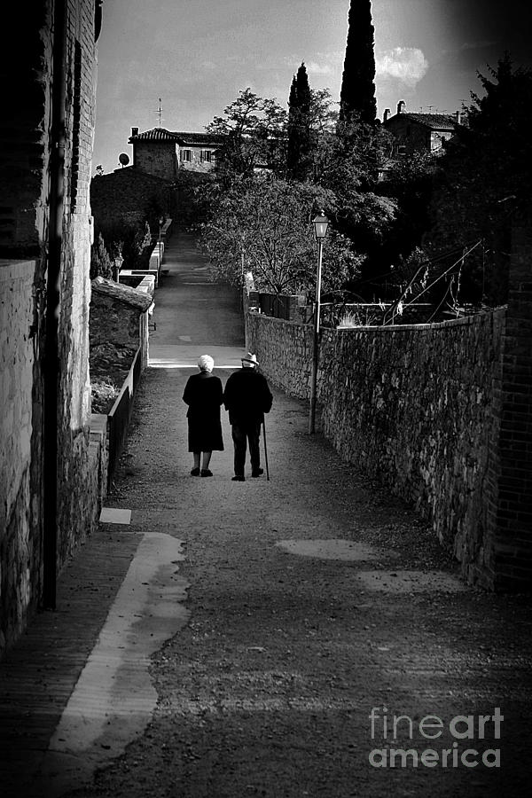 Valentines Day Photograph - The Walk of Life by Henry Kowalski