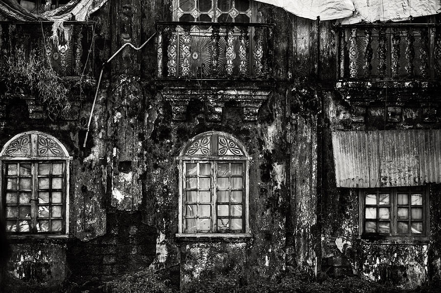 The Wall of the Old Goan House. Margao. India Photograph by Jenny Rainbow