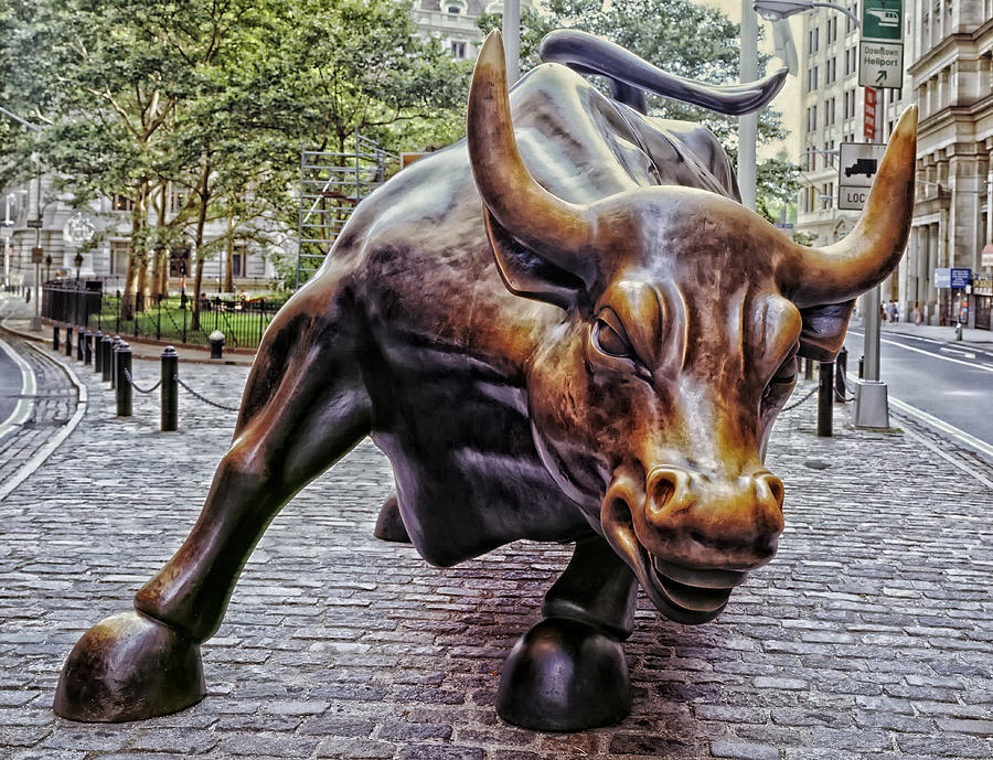 New York City Photograph - The Wall Street Bull #2 by Mountain Dreams