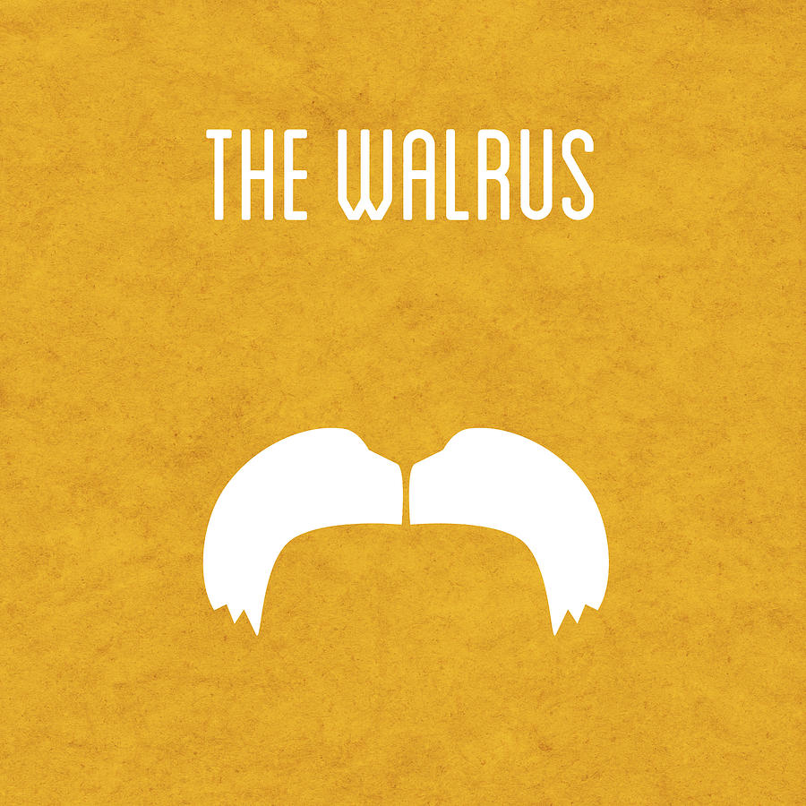 Green Digital Art - The Walrus by Sd Graphics Studio