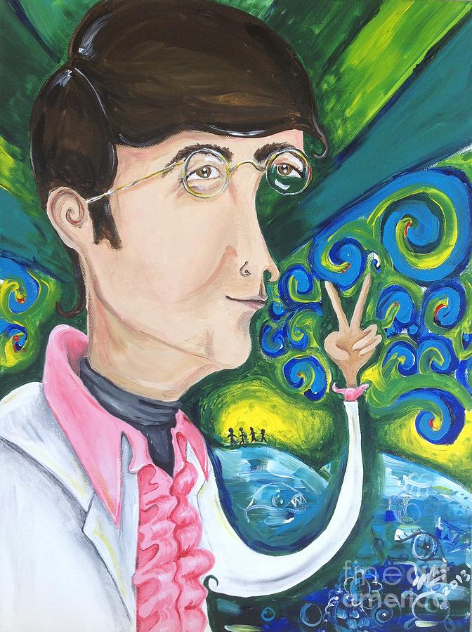 John Lennon Painting - The Walrus by Sylvia Perez