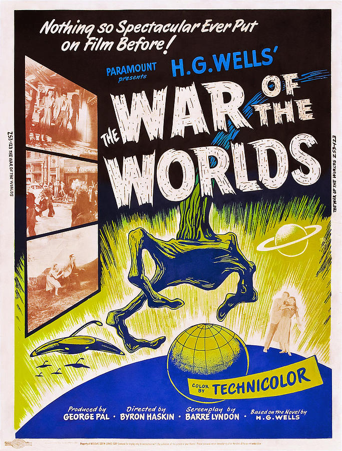 The War Of The Worlds, Poster Art, 1953 Photograph by Everett