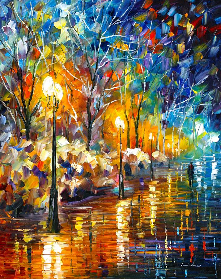 The Warm Light Of The Winter Painting by Leonid Afremov