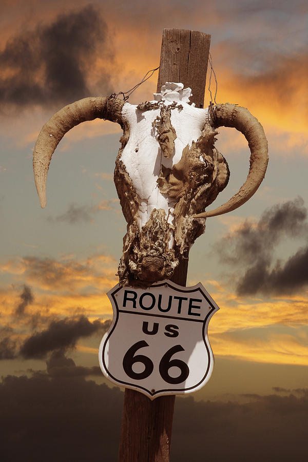 The Warmth of Route 66 Photograph by Mike McGlothlen