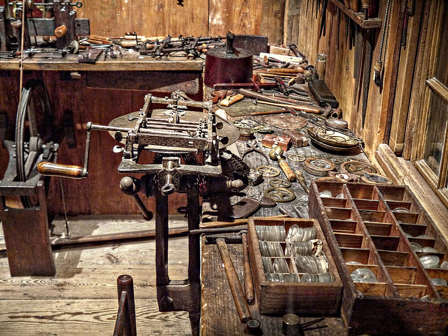 The Watchmakers Tools Photograph by Richard Reeve