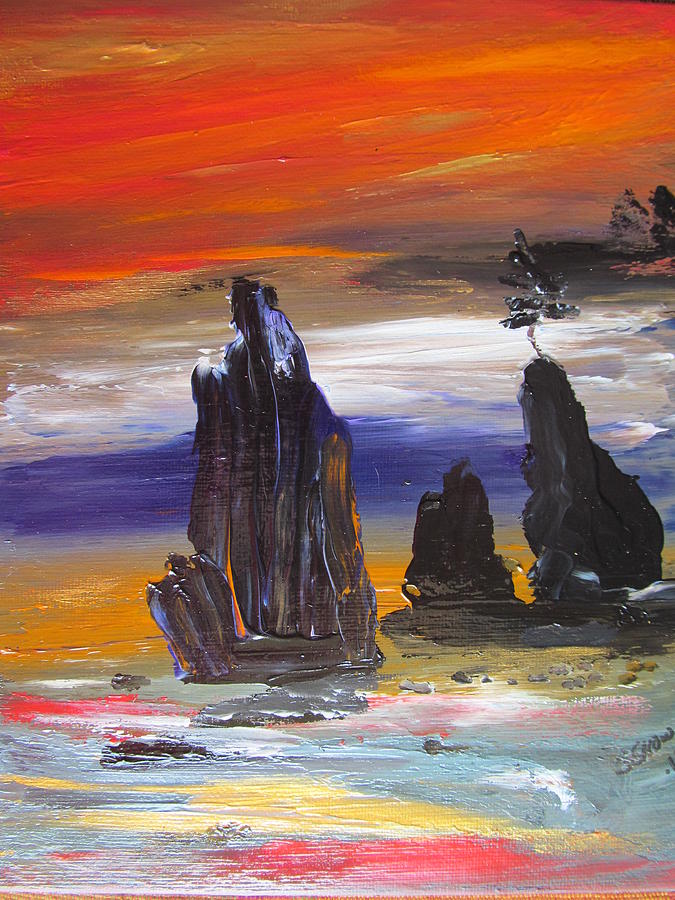 The Watchman Painting by Susan Voidets