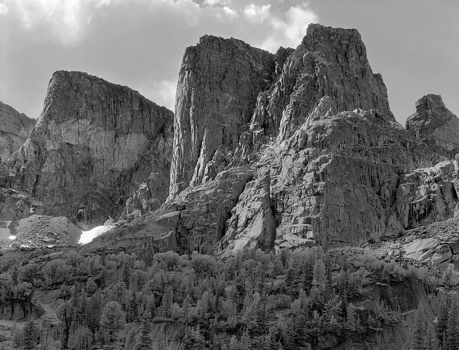 209619-BW-The Watchtower, Wind Rivers Photograph by Ed  Cooper Photography