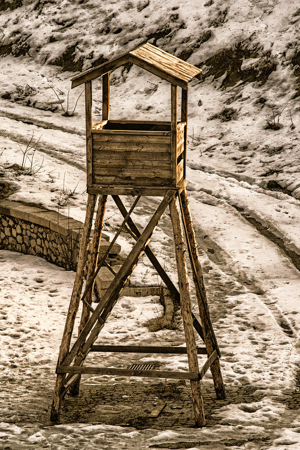 Winter Photograph - The Watchtower by Matt Create
