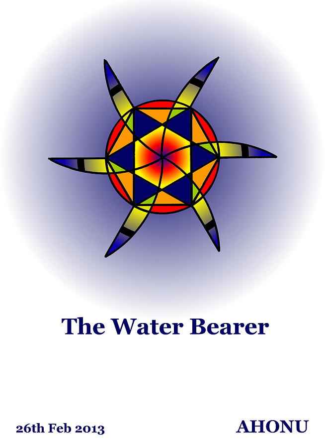 The Water Bearer Painting by AHONU Aingeal Rose