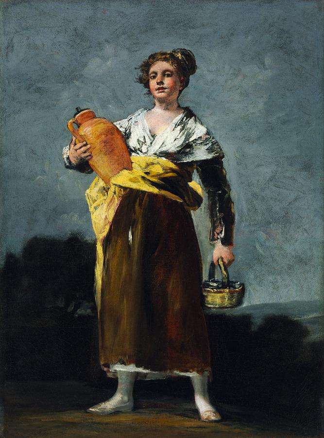 Francisco Goya Painting - The Water Carrier by Francisco Goya