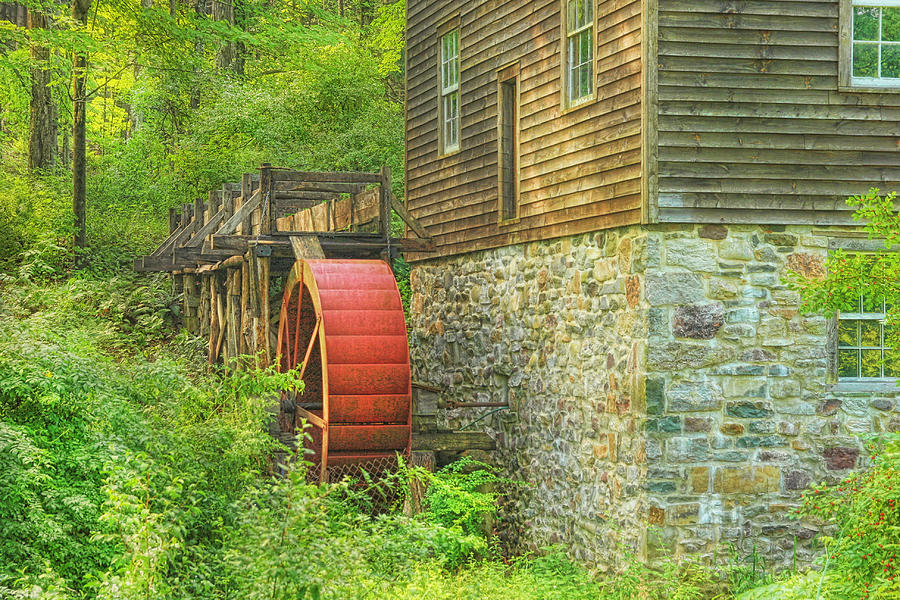 The Water Wheel At Millbrook Photograph by Pat Abbott