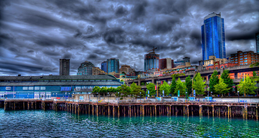The Waterfront - Seattle Washington Photograph by David Patterson