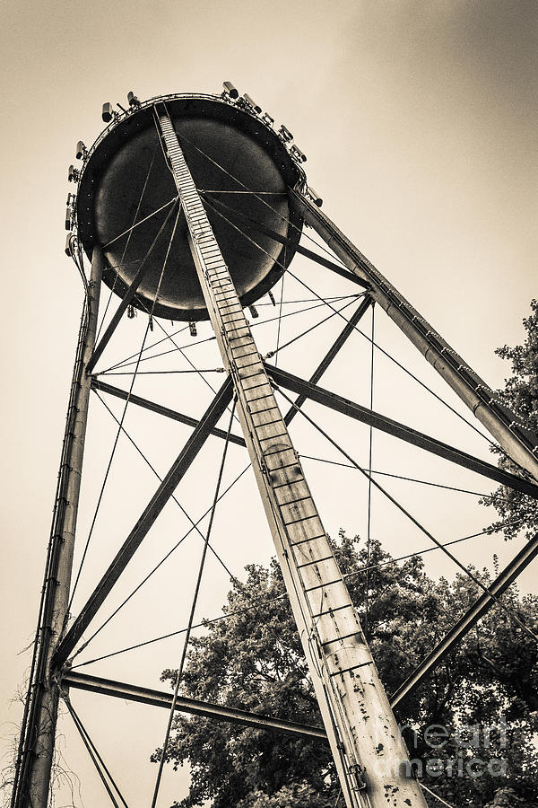 Watch Still Life Photograph - The Water Tower by Edward Fielding