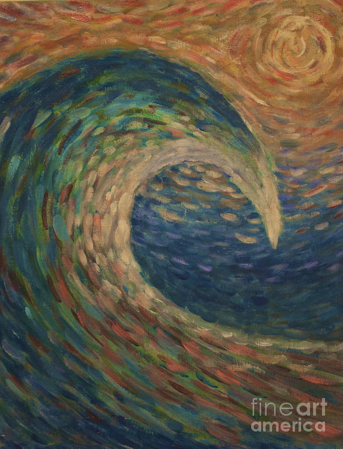 The Wave Painting by Amazing Jules
