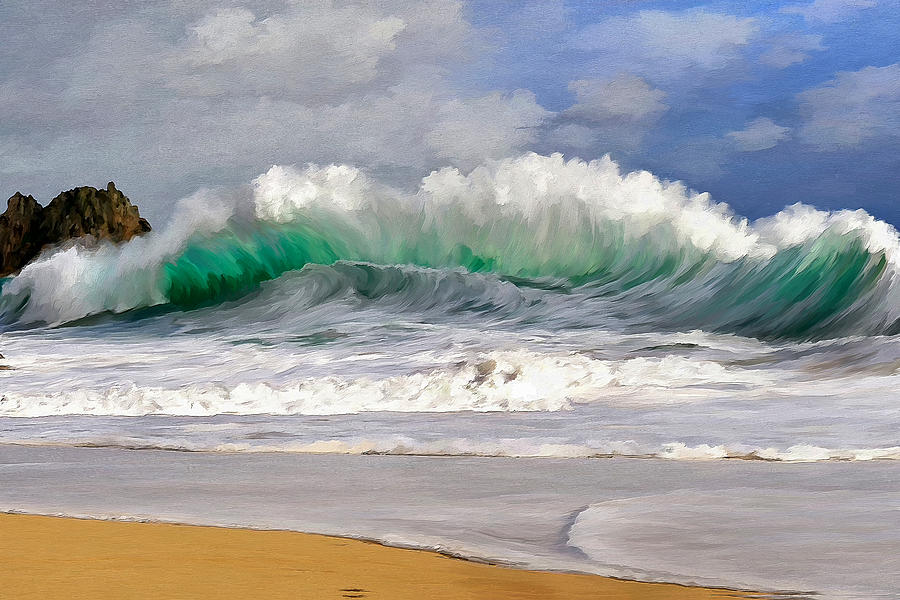 The Wave Painting by Michael Pickett