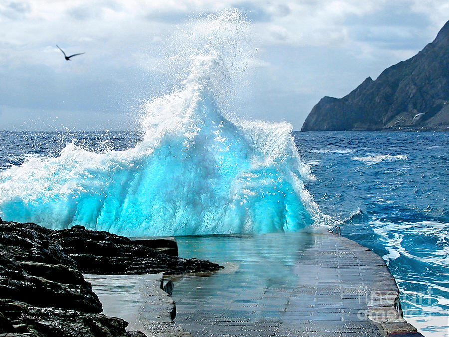 Mountain Photograph - The Wave.Vernazza.Cinque Terre. Italy by Jennie Breeze